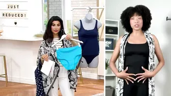 Lands' End High Waisted Bikini Bottoms on QVC