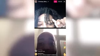 JiDion Trolls 21 Savage On IG Live!