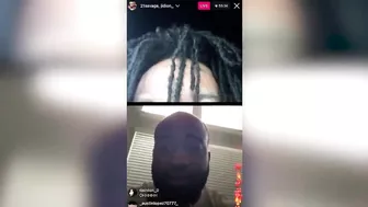 JiDion Trolls 21 Savage On IG Live!