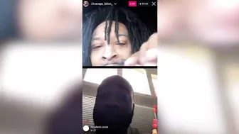 JiDion Trolls 21 Savage On IG Live!