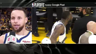 Steph Curry talks WILD Finish & Game 4 win, Postgame Interview