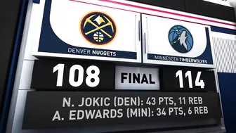 Game Recap: Timberwolves 114, Nuggets 108