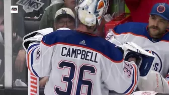 Jack Campbell Keeps Oilers In Game 4 With Spectacular Pad Save On The Breakaway