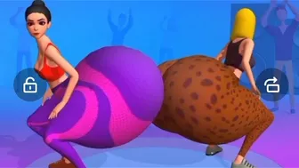 Twerk Race 3d (Game play) part 01 ! lavel 21-25#twerk #aalgame #gaming #3d