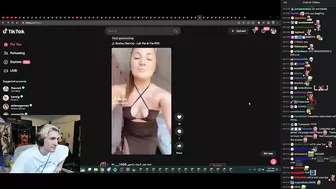 xQc keeps seeing greekgodx on his TikTok