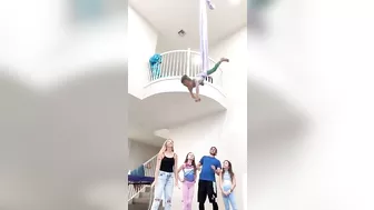 Best Aerial Silks Drop Challenge!????????