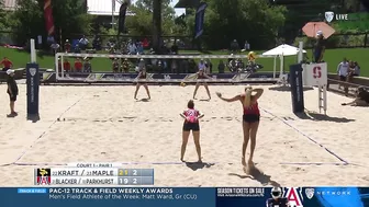 Beach Volleyball - USC 3, Arizona 0: Highlights (4/26/23)