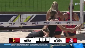 Beach Volleyball - USC 3, Arizona 0: Highlights (4/26/23)