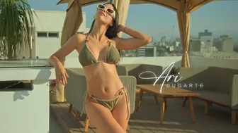 Green Bikini Model Film #AriDugarte #ModelFilm