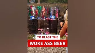 Go Woke, Go Broke! Bikini Top Patriot Buys Bud Light to Blast'em!