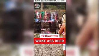 Go Woke, Go Broke! Bikini Top Patriot Buys Bud Light to Blast'em!