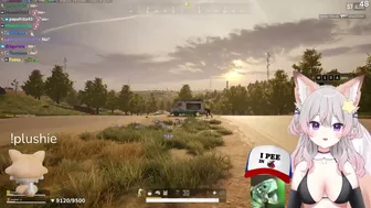 Vedal the Ice cream turtle man in Anny stream on PUBG