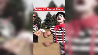 Mime VS Mouse Traps… #fail #funny #shorts