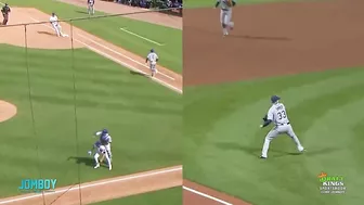 Smyly lost his perfect game when his catcher tackled him, a breakdown