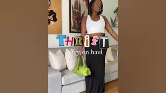 Thrift try-on haul is up on my channel✨ #fashion #thrifthaul #springfashion #outfitideas