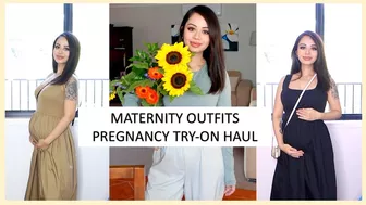 Maternity Outfits | Clothing try-on haul for pregnancy | Dress the bump - Second trimester