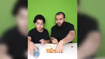 TACO Bottle Flip Food Challenge (CRUNCHY!)