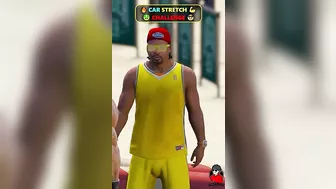 CAR STRECH CHALLENGE????WITH FRANKLIN✨????????#gta5 #short #gaming #games #gtav #youtubeshorts