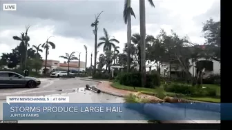 Storm damage reported in Palm Beach Gardens