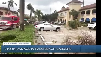 Storm damage reported in Palm Beach Gardens