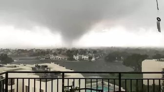 Videos show tornado caught on camera, hail storms