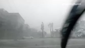 Videos show tornado caught on camera, hail storms