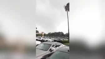 Videos show tornado caught on camera, hail storms