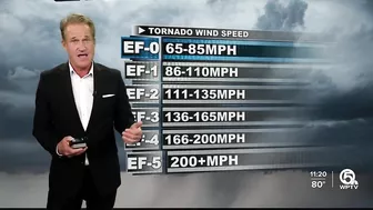 Steve Weagle explains path, intensity of EF1 tornado in Palm Beach Gardens