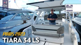 NEW TIARA 34 LS seen at the Palm Beach Boat Show 2023 - The Boat Show