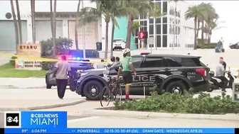 Golden Beach police officer shot during foot pursuit