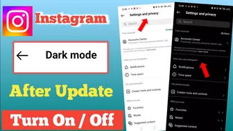 Instagram Dark Mode Kaise Enable Kare | How To Enable Dark Mode On Instagram | Instagram Dark Mode