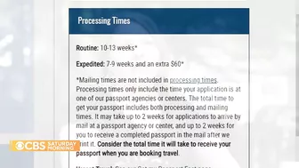 Passport delays may force many to alter travel plans