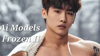 Ai Models 겨울왕국 근육질의 남자 버전 / Frozen Muscular Gay Version / ai, aiart, gay