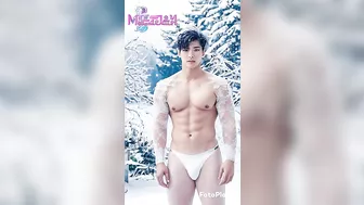 Ai Models 겨울왕국 근육질의 남자 버전 / Frozen Muscular Gay Version / ai, aiart, gay