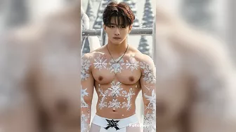 Ai Models 겨울왕국 근육질의 남자 버전 / Frozen Muscular Gay Version / ai, aiart, gay