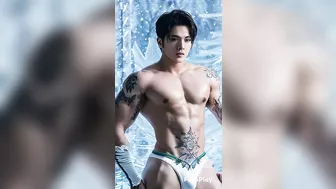 Ai Models 겨울왕국 근육질의 남자 버전 / Frozen Muscular Gay Version / ai, aiart, gay