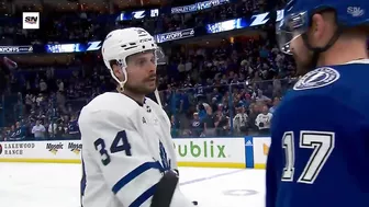 Maple Leafs And Lightning Exchange Handshakes Following Toronto's Game 6 Victory