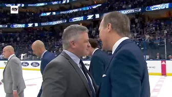 Maple Leafs And Lightning Exchange Handshakes Following Toronto's Game 6 Victory