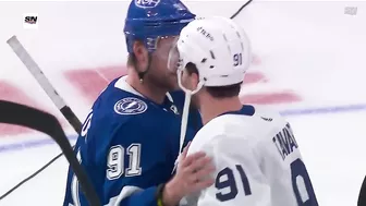 Maple Leafs And Lightning Exchange Handshakes Following Toronto's Game 6 Victory