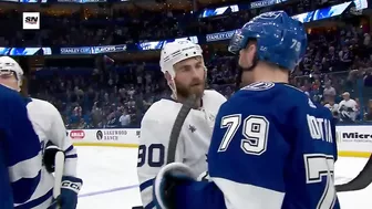 Maple Leafs And Lightning Exchange Handshakes Following Toronto's Game 6 Victory