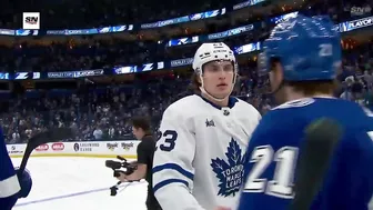 Maple Leafs And Lightning Exchange Handshakes Following Toronto's Game 6 Victory