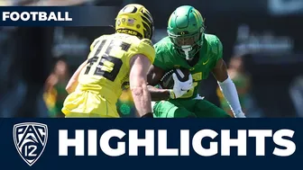 Oregon bursts for big plays, shines on defense in Spring Game | Highlights | Pac-12 Football