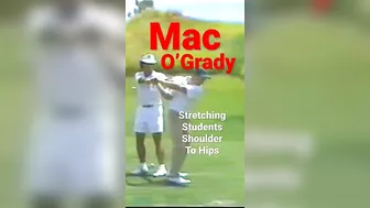 Mac O’Grady Morad Stretching shoulder to hips #motion #golfswing #tgm