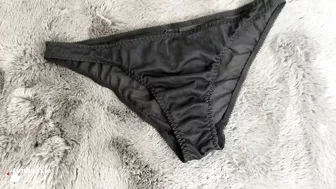 Sexy Women Lingerie OOTD Sheer Black Panty! My Sexy Lingerie Collection!