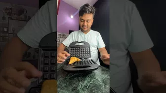 SAMOSA WAFFLE || DAY 13 OF 15 DAYS WAFFLE CHALLENGE #samosa #waffle #recipe