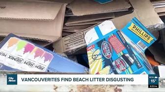 Vancouverites ‘disgusted’ by beach litter