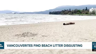 Vancouverites ‘disgusted’ by beach litter