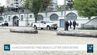 Vancouverites ‘disgusted’ by beach litter