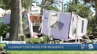 North Palm Beach residents face long cleanup after EF2 tornado