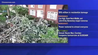 Recovery continues in Virginia Beach following EF-3 tornado